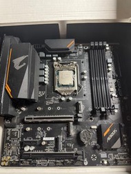 Gigabyte B460M AORUS PRO 主機板 + Intel CPU + RAM + 火牛