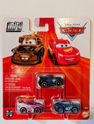 Disney Cars Mini Racers 3 Pack Nick Shift Flip Over Jackson Storm