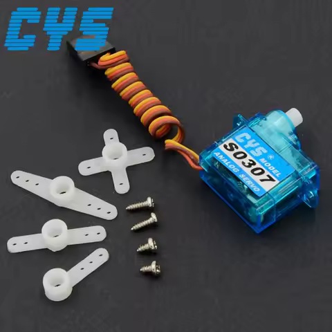 CYS S0307 3.7g S0403 4.3g 4.8-6.0V Micro Mini Coreless Analog Servo 24T JR/FUTABA Plug For RC Airpla