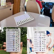 ECYOU Checklist Daily Planner My Chores Plastic Memo Student Planning Board