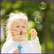 Bubble Stick Wand Bubble Blower Smiling Face Stick 5-Claw 32-Hole Interactive Toys Party Games Kids 