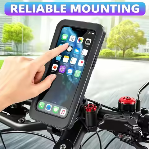 Bicycle Mobile Stand Bicycle Mobile Stand Waterproof 360° Swivel Adjustable Universal GPS Holder for
