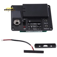 Electric Silent Cello Pickup Transducer Soft with Headphone Black VPU-400 for DIY Cello Strings Inst