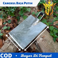 Cangkul Pacul Baja Putih Asli Supet Tajam - Pacul Sawah Jawa Timur Anti Lengket Terjamin Kualitas Ny