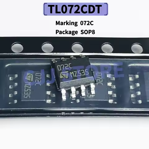 1~2500PCS/Lot 072C Marking TL072CDT TL072 SMD IC SOP8 Amplifier new and original