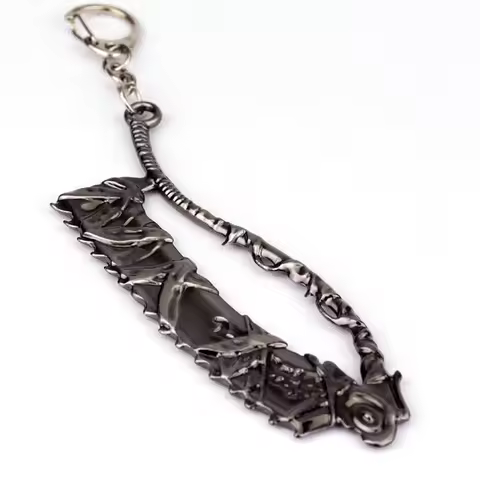 Game Bloodborne Limited Edition Keychain Metal Pendant PS4 Game Key Ring Men Women Jewlery Gift