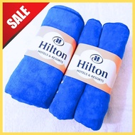 Towel Tuala Hilton Promo Plain Microfibre menyerap travel towel new murah
