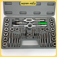 🌟[ Hàng Chính Hãng ] Bộ taro tạo ren 40 chi tiết thép hợp kim cao cấp m3-m12  - Phụ Tùng Mạnh Hiếu