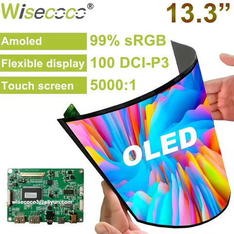 Amoled Flexible Display 13.3 Inch 2K AM-OLED Built in Touch Screen 2048X1536 Bendable Display With D