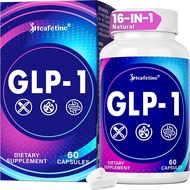 GLP-1 Supplement for Women & Men, GLP 1 Naturally 16X Scientific Formula, GLP-1 with Probiotic, Hops