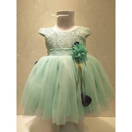 Little Cutie BGD459 Newborn Baby Girl Gown Baby Girl Dress (Gaun Aqiqah/Flower girl/Birthday Party)