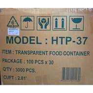 🔥TP-37 HTP-37ไม่ล็อค🔥TP-37A (ล็อคได้ )ลกล่องพลาสติกใส OPS สำหรับใส่อาหาร กล่องข้าว กล่องเบเกอรี่ Bak