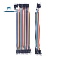 40Pcs 20Cm 2.54Mm Male To Male Breadboard Jumper Wire Cable for