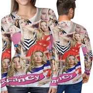 New Longsleeve T-SHIRT Iggy Azalea Tshirt Fullprint Polyester Jersey Material | Size SML XL XXL 3XL 
