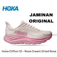 H0ka Clifton 10 Rose Cream Dried Rose Running Shoes