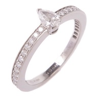 Chaumet PT950鉑金Triomphe De Chaumet Ring鑽石戒指US#6.5