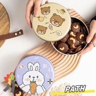 PA-HOME Cookie Box Empty Gift Box Pastry Container Cartoon Biscuit Tin Box