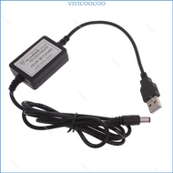 VIVI USB to DC Charger USB 5V to DC 12V 5 5 x 2 1mm Power Supply Cable for LED