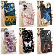 For Honor X7a RKY-LX2 / Honor X7 CMA-LX2 Elegant Floral Girl Butterfly Pattern Phone Casing Lens Pro