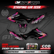 WR 155 STRIPING STICKER WITH ARAI MOTIF | Yamaha WR 155 Holoram Striping | WR 155 Variation Sticker