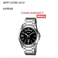 Casio MTP-1370D-1A1V [2YEARS WARRANTY] Original Men Youth Enticer Analogue MTP-1370D-1A1 MTP-1370D-1