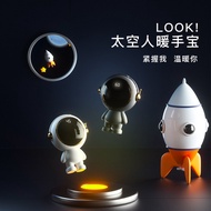 New Hand Warmer Portable Portable usb Charging Digital Display Astronaut Spaceman Hand Warmer Hand W