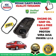 Proton 4G13 Wira Old Saga 12V Iswara 1.3 1.5 OEM Engine Oil Sump Oil Pan Takung Minyak Enjin & Free