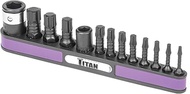 Titan 16036 13-Piece Impact Torx Plus Bit Set