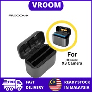 PROOCAM Insta360 X3 360 camera Dual charger huba