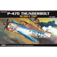 ACADEMY P-47D "Bubble top"  12491 1/72