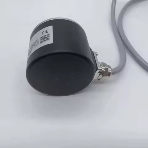 CALT EAS60 Absolute Rotary Encoder 60mm Outer 12Bit Binary Code Single Turn 10mm Solid Shaft EAS60R1