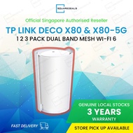 TP LINK DECO X80-5G X80 1 2 3 Pack AX6000 Dual Band Mesh Wi-Fi 6 TP-LINK TPLINK