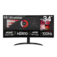 LG Monitor 34" Curved UltraWide รุ่น 34WR50QK-B