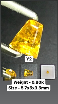 Yellow sapphire 100% natural gemstone
