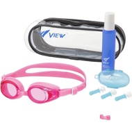 [Direct from Japan] VIEW Kids Swimming Goggles 2-Piece Set Swimming Goggles (VJ710J LV) for Ages 4–9