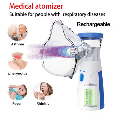 USB Medical Nebulizer Handheld Adult Children Cough Compressor Sprayer Portable Compact Adjustable N