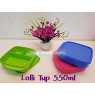 Tupperware Lolli Tup Divided Lunch Box 550ml