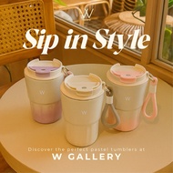 W Gallery Wanda 340ml – Premium Stainless Steel Tumbler | Secure Leak-Proof Lid | Keeps Drink Hot & 