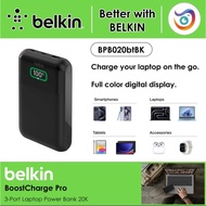 Belkin BPB020btBK 20000mAh BoostCharge Pro 3-port 20K 65W Laptop Power Bank PowerBank