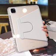 360 degree rotation case for ipad 10 10.2 Air 4 5 10.9 ipad 9th gen case 10th gen Acrylic hard shell Case With pen slot 8th/7th 10.2 Pro10.5 6th 9.7 ipad Air 321 Pro 11 cover