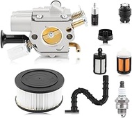 1143 120 0616 Carburetor C1Q-S252 Tune Up Kit Compatible with Stihl Chainsaw MS261 MS271C MS291 Chai