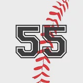 55 Journal: A Baseball Jersey Number #55 Fifty Five Notebook For Writing And Notes: Great Personalized Gift For All Players, Coach