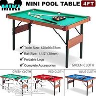 Best Seller Miki 4-Ft Mini Pool Table Mainan Anak Meja Billiard Kecil
