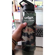 HITAM Smiggle DRINK UP BOTTLE Black ARMY 650ML