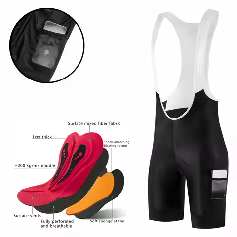 Tour Of Italy Cycling Bib Shorts Outdoor Wear Bike 7 Hours Ride Padded Riding Bib Tights Bicycle Men