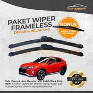 Mitsubishi Eclipse Cross Hybrid Front Rear Frameless Wiper Package