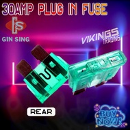 PANTHER TZM PLUG IN FUSE 30AMP MOTORCYCLE CAR BLADE PLUG IN BIG FUSE GIN SING TAIWAN