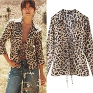 Beige Leopard Blouse 75904 (TA)