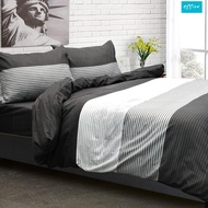Essina Dove Comforter set Bedding King Queen 5in1 Single 3 in 1 Bedsheet set Larossa Microfiber 500T