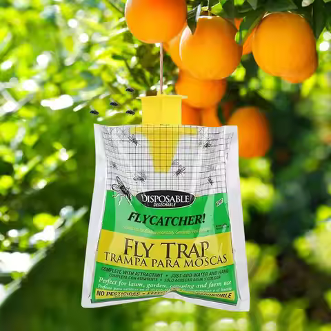 1-10PCS Hanging Fly Trap Disposable Fly Non-toxic Lure Bag Catcher Bag Mosquito Trap Fly Wasp Insect